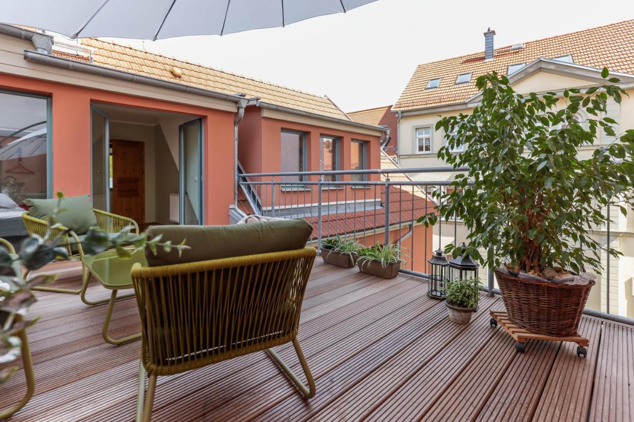 Bohnapartments Bauhaus - Absolutes Zentrum - Terrasse - Vollausstattung - Wlan Výmar Exteriér fotografie